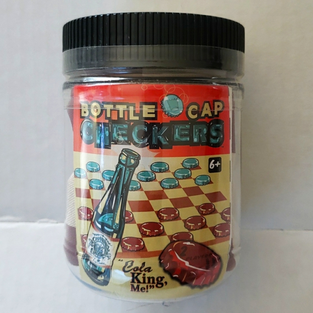🥳3/20🥳 Channel Craft -  Bottle Cap Checkers - Cola King Caps vs Root Beer Caps